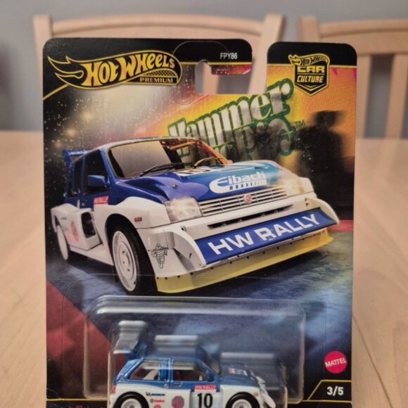 Hot Wheels Premium Car Culture 2025 Hammer Drop MG Metro 6R4 3/5 nWT - Picture 2 of 5